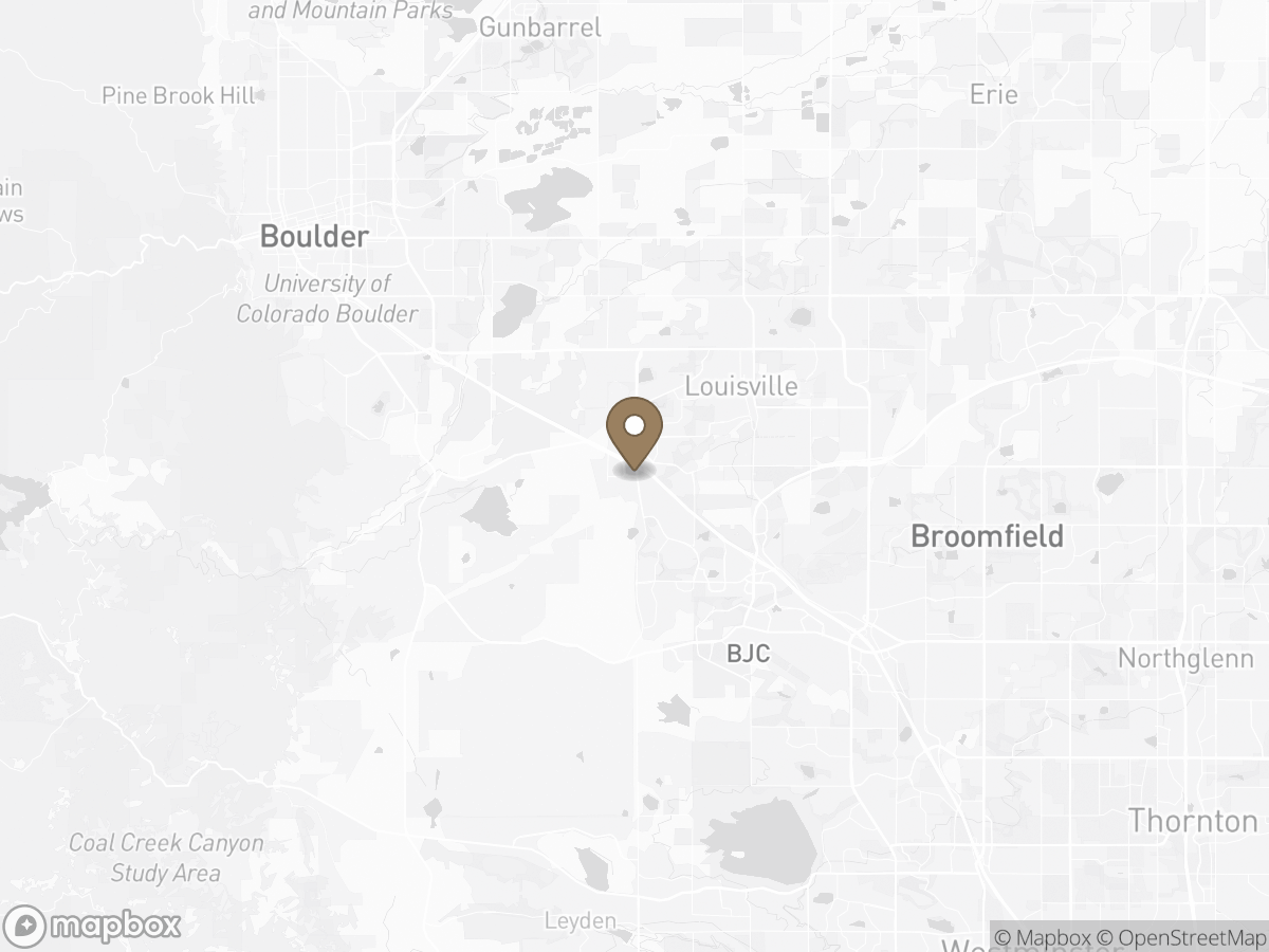 Map of Superior, CO