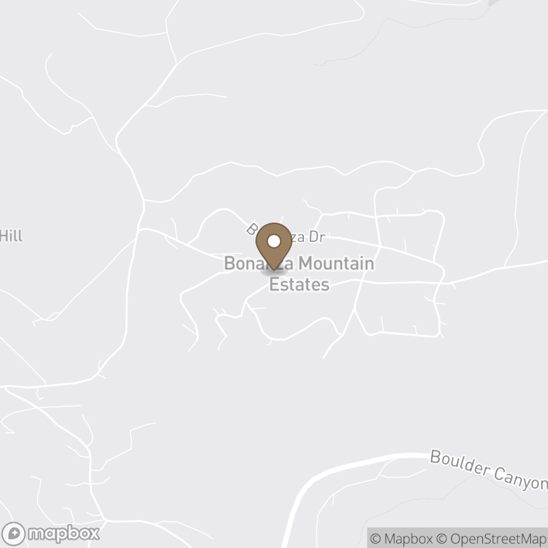 Map of Bonanza Mountain Estates