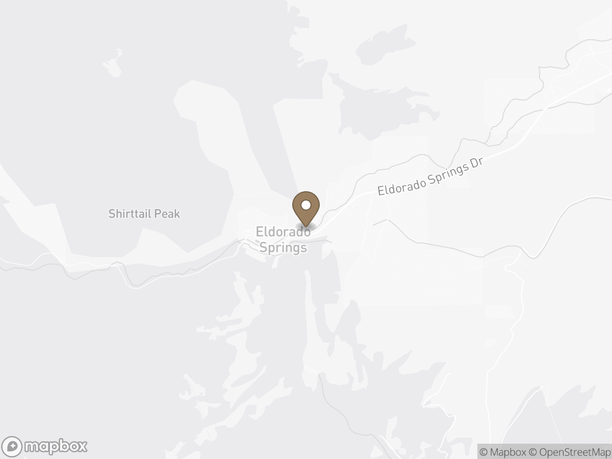 Map of Eldorado Springs