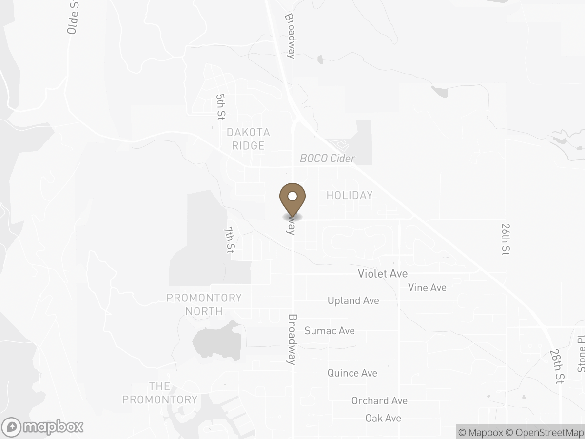 Map of North Boulder (NOBO)