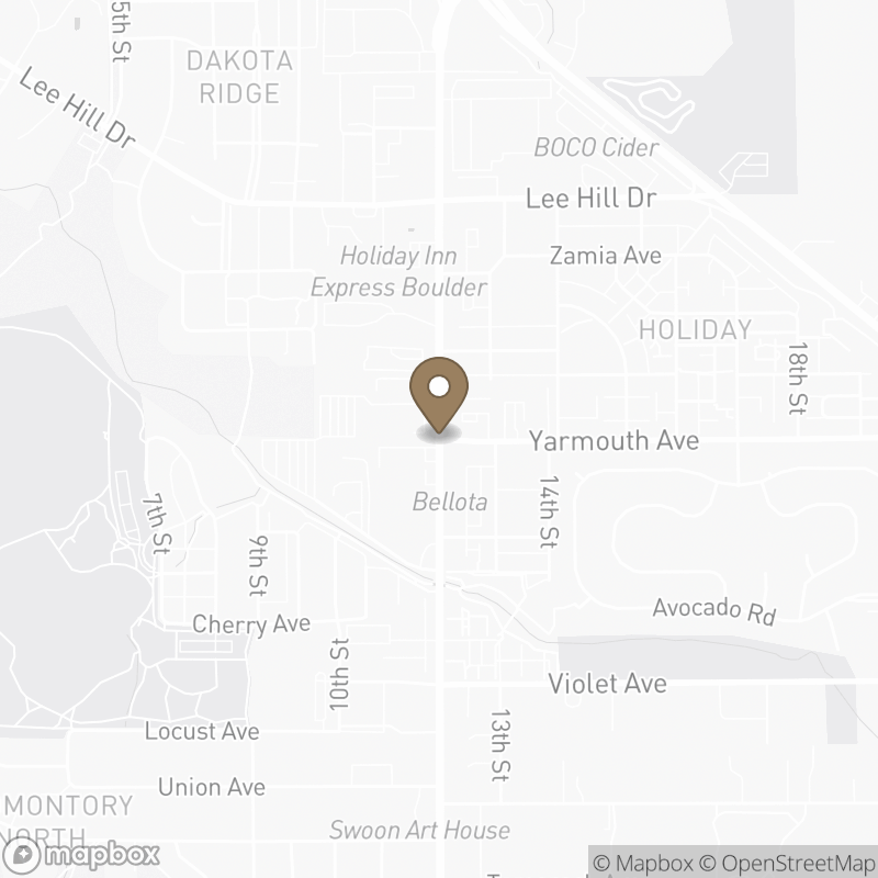Map of North Boulder (NOBO)