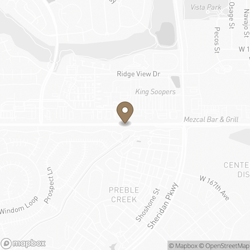 Map of Vista Ridge